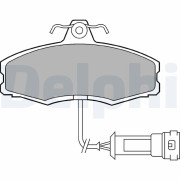 LP249 Sada brzdových destiček, kotoučová brzda DELPHI
