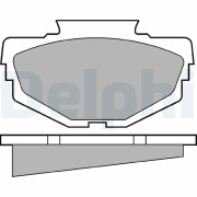 LP26 Sada brzdových destiček, kotoučová brzda DELPHI