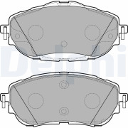 LP2691 Sada brzdových destiček, kotoučová brzda DELPHI