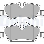 LP2762 Sada brzdových destiček, kotoučová brzda DELPHI
