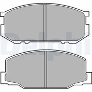 LP456 Sada brzdových destiček, kotoučová brzda DELPHI