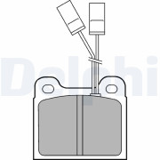 LP477 Sada brzdových destiček, kotoučová brzda DELPHI
