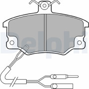 LP496 Sada brzdových destiček, kotoučová brzda DELPHI