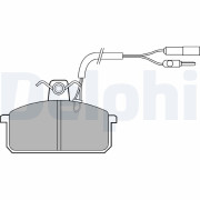 LP517 Sada brzdových destiček, kotoučová brzda DELPHI