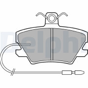 LP518 Sada brzdových destiček, kotoučová brzda DELPHI