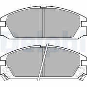 LP525 Sada brzdových destiček, kotoučová brzda DELPHI