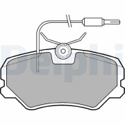 LP564 Sada brzdových destiček, kotoučová brzda DELPHI