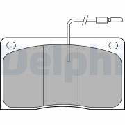LP568 Sada brzdových destiček, kotoučová brzda DELPHI