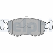 LP587 Sada brzdových destiček, kotoučová brzda DELPHI