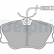 LP608 Sada brzdových destiček, kotoučová brzda DELPHI