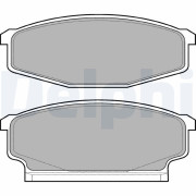 LP610 Sada brzdových destiček, kotoučová brzda DELPHI