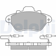 LP654 Sada brzdových destiček, kotoučová brzda DELPHI