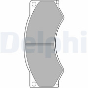 LP660 Sada brzdových destiček, kotoučová brzda DELPHI