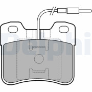 LP703 Sada brzdových destiček, kotoučová brzda DELPHI