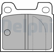 LP81 Sada brzdových destiček, kotoučová brzda DELPHI