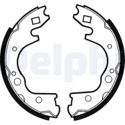 LS1442 Sada brzdových čelistí DELPHI