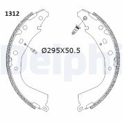 LS2187 Sada brzdových čelistí DELPHI