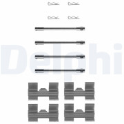 LX0031 Sada příslušenství, obložení kotoučové brzdy DELPHI