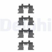 LX0056 Sada příslušenství, obložení kotoučové brzdy DELPHI