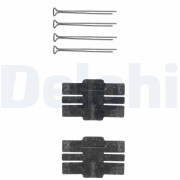 LX0064 Sada příslušenství, obložení kotoučové brzdy DELPHI