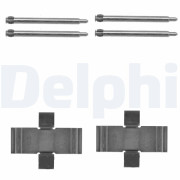 LX0066 Sada příslušenství, obložení kotoučové brzdy DELPHI
