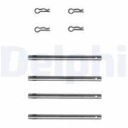 LX0139 Sada příslušenství, obložení kotoučové brzdy DELPHI