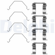 LX0159 Sada příslušenství, obložení kotoučové brzdy DELPHI