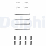LX0177 Sada příslušenství, obložení kotoučové brzdy DELPHI