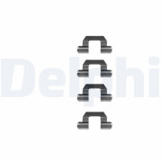 LX0190 Sada příslušenství, obložení kotoučové brzdy DELPHI
