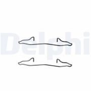 LX0241 Sada příslušenství, obložení kotoučové brzdy DELPHI