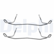 LX0319 Sada příslušenství, obložení kotoučové brzdy DELPHI