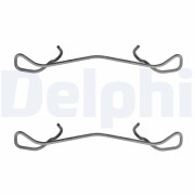 LX0322 Sada příslušenství, obložení kotoučové brzdy DELPHI