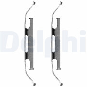 LX0360 Sada příslušenství, obložení kotoučové brzdy DELPHI