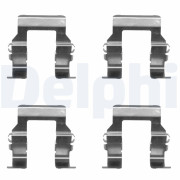 LX0367 Sada příslušenství, obložení kotoučové brzdy DELPHI