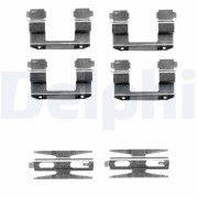 LX0387 Sada příslušenství, obložení kotoučové brzdy DELPHI