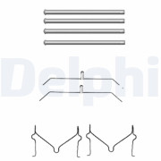LX0470 Sada prislusenstvi, oblozeni kotoucove brzdy DELPHI