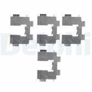 LX0513 Sada příslušenství, obložení kotoučové brzdy DELPHI