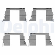 LX0516 Sada příslušenství, obložení kotoučové brzdy DELPHI