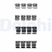 LX0526 Sada příslušenství, obložení kotoučové brzdy DELPHI
