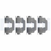 LX0537 Sada příslušenství, obložení kotoučové brzdy DELPHI