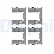 LX0607 Sada příslušenství, obložení kotoučové brzdy DELPHI