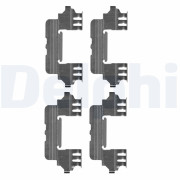 LX0629 Sada příslušenství, obložení kotoučové brzdy DELPHI