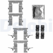 LX0655 Sada příslušenství, obložení kotoučové brzdy DELPHI