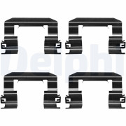 LX0673 Sada příslušenství, obložení kotoučové brzdy DELPHI