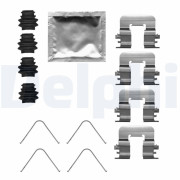 LX0684 Sada příslušenství, obložení kotoučové brzdy DELPHI