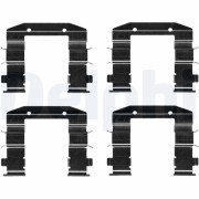 LX0688 Sada příslušenství, obložení kotoučové brzdy DELPHI