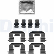 LX0689 Sada příslušenství, obložení kotoučové brzdy DELPHI