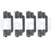 LX0720 Sada příslušenství, obložení kotoučové brzdy DELPHI