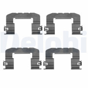 LX0725 Sada příslušenství, obložení kotoučové brzdy DELPHI