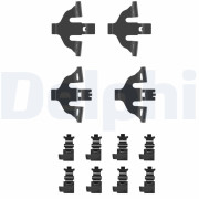 LX0748 Sada příslušenství, obložení kotoučové brzdy DELPHI